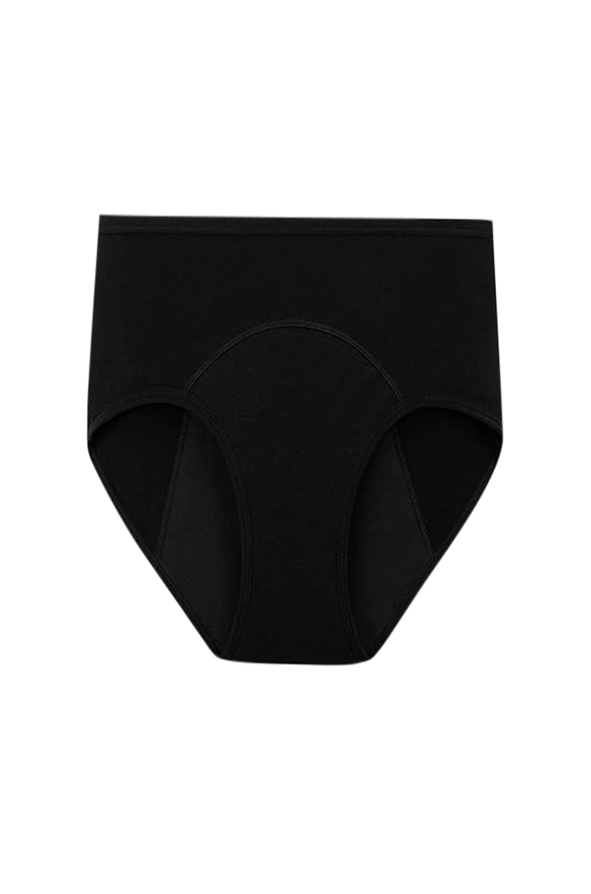 Louis Craft Cotton Lycra Period Panty ( Black , Pack of 1 )