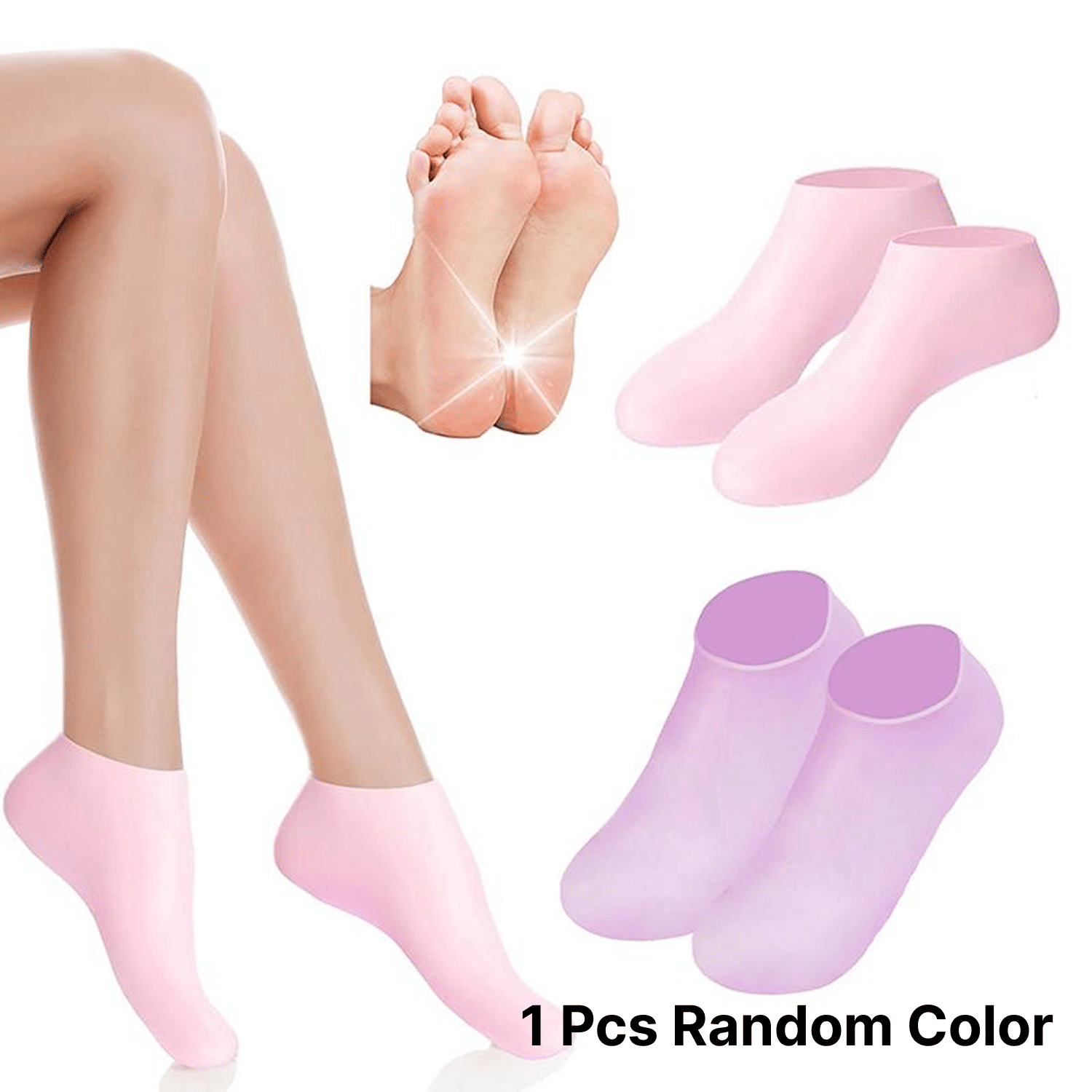     			MAHADEV ENTERPRISE Pack of 1 Women's Polyester Ankle Length Socks ( Pink )