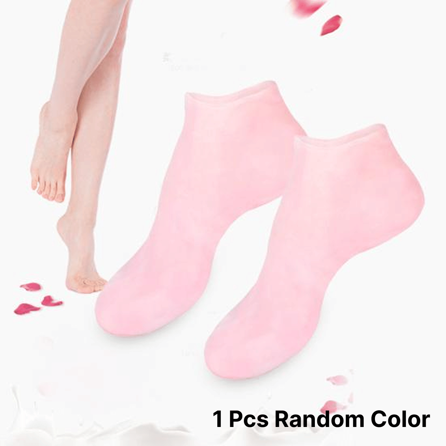     			MAHADEV ENTERPRISE Pack of 1 Women's Polyester Ankle Length Socks ( Pink )