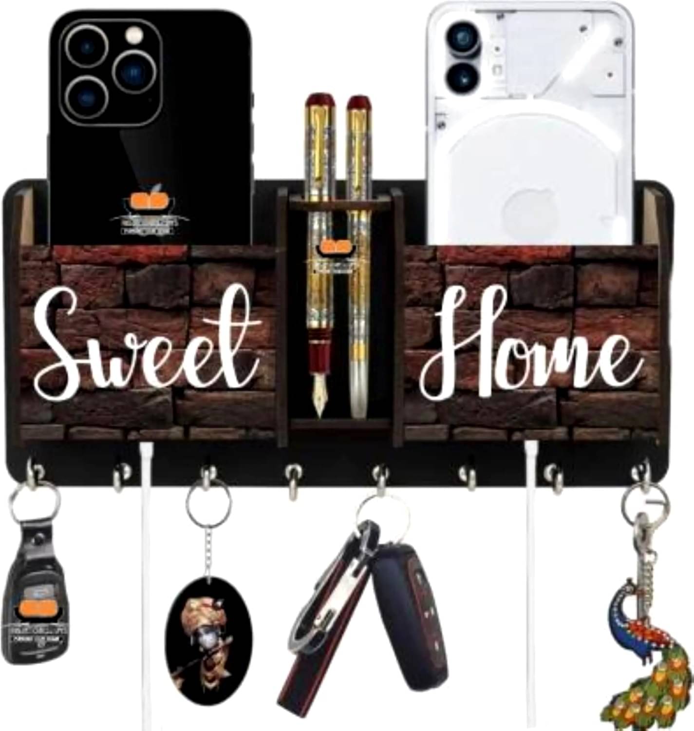     			MahiArt Multicolour Wood Key Holder - Pack of 1