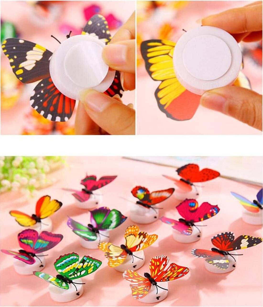     			Multicolour Butterfly 3D Wall Stickers