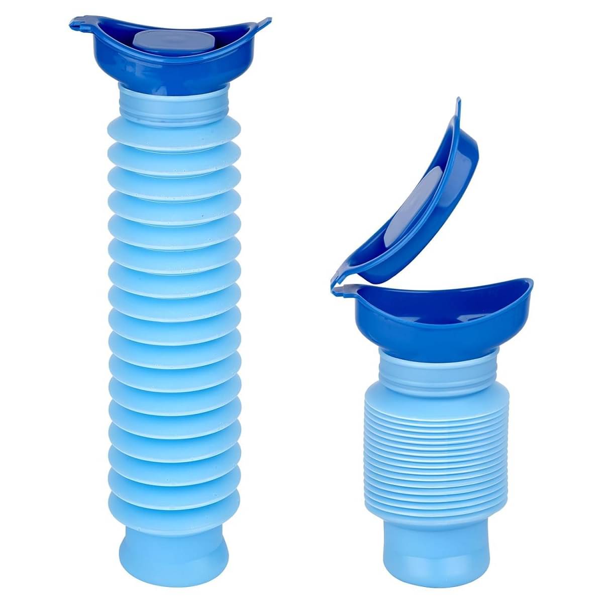     			RAMDEV ENTERPRISE Blue Urine Bottle 750 ML Kids Adult Shrinkable Urinal.