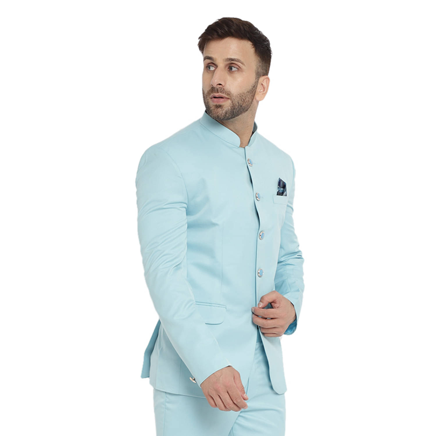     			REFULGENT Viscose Men's Blazer - Blue ( Pack of 1 )