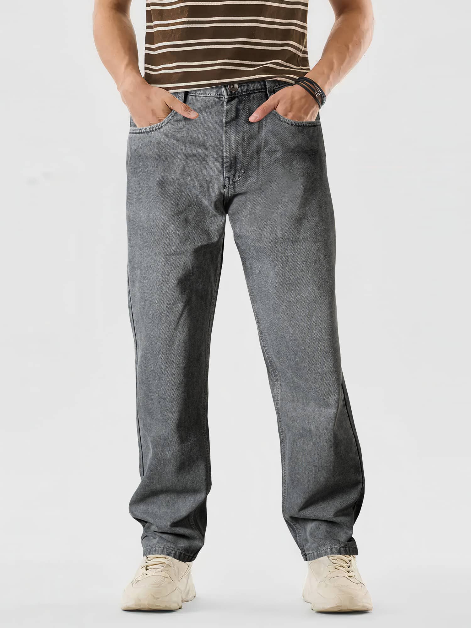 RIG BONE Clean Look Men's Jeans - Grey ( Pack of 1 ) - Jeans | Buy online on ZillyBuy