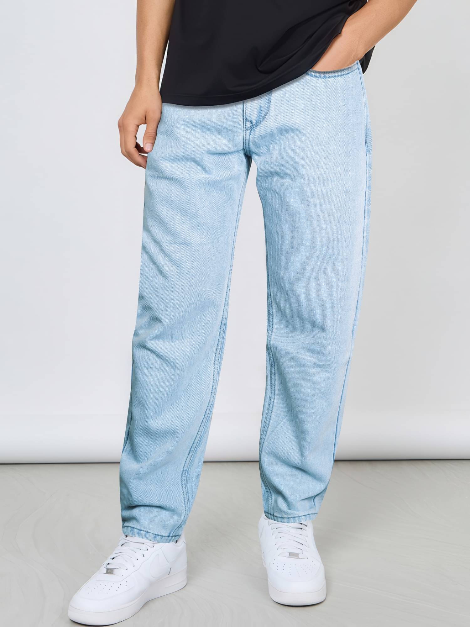     			RIG BONE Slim Fit Clean Look Men's Jeans - Light Blue ( Pack of 1 )