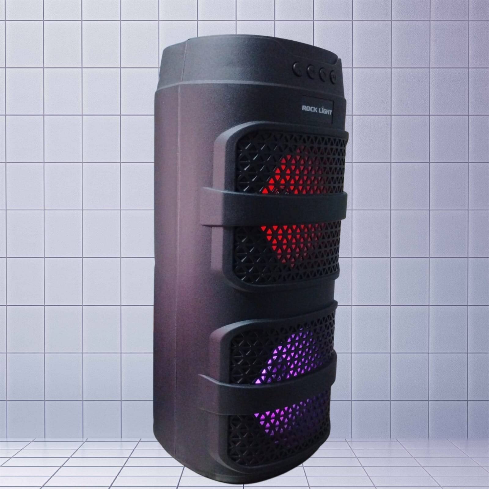     			Rock Light S819 10 W Bluetooth Speaker Bluetooth V 5.3 with TWS feature,USB,SD card Slot Playback Time 3 hrs Black