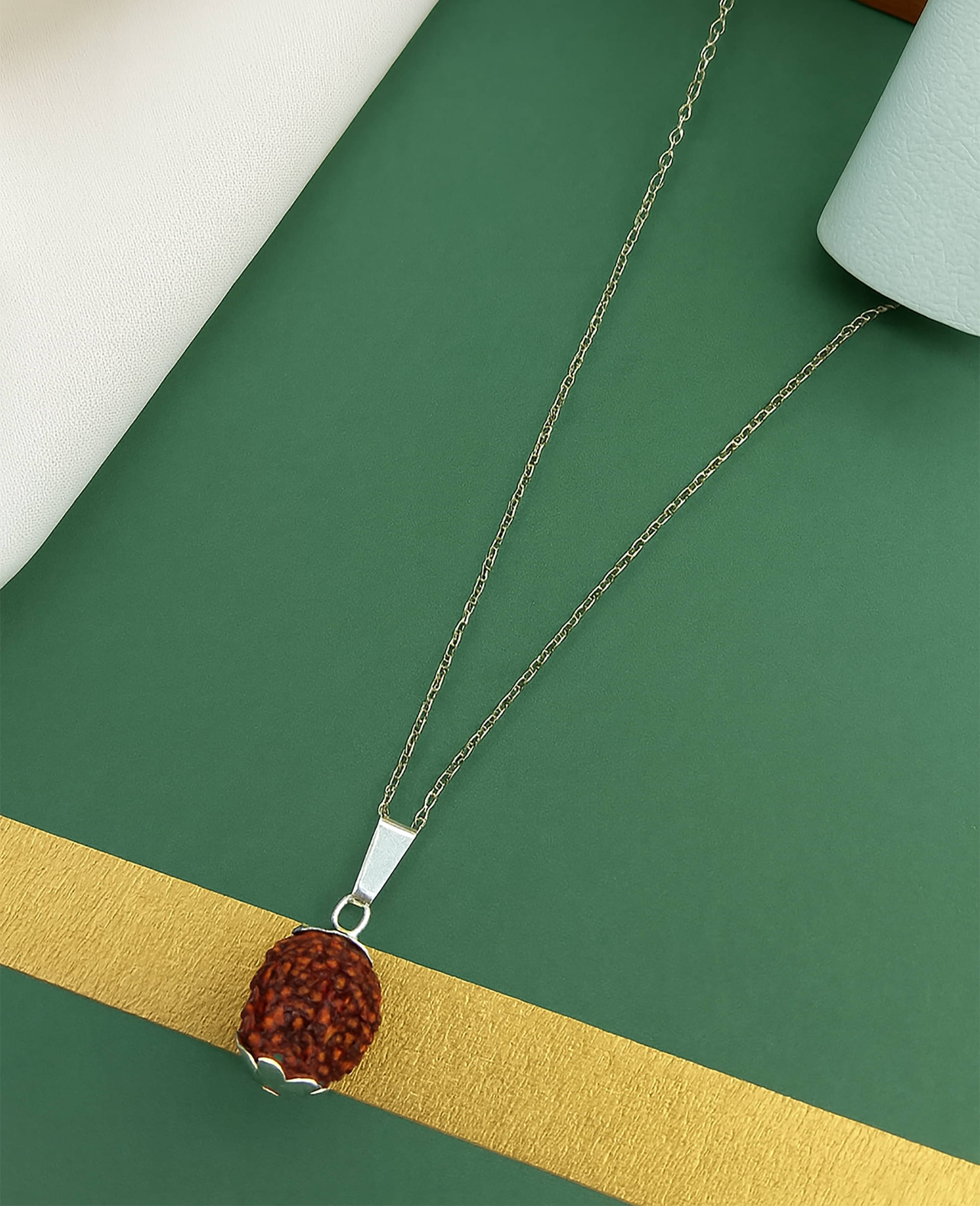     			SHANKHRAJ MA LL Silver Pendant ( Pack of 1 )