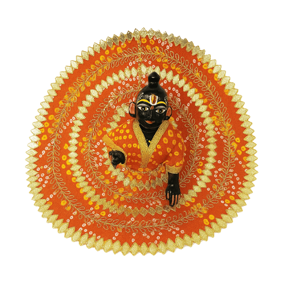     			SHREE JI ENTERPRISES Laddu Gopal Orange Cotton Dress ( Pack of 1 )