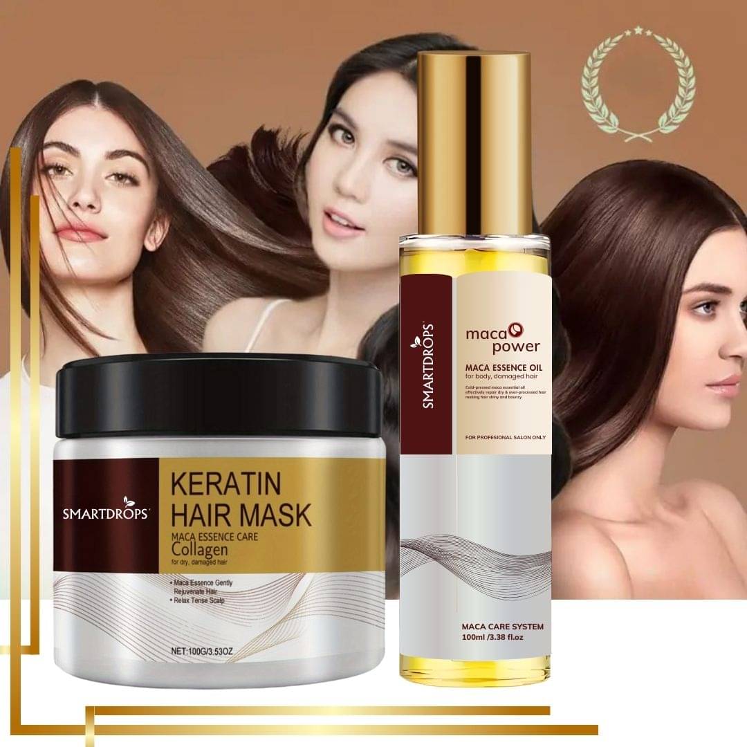     			Smartdrops Revitalizing Hair Mask For Damaged Hair ( Pack of 2 )