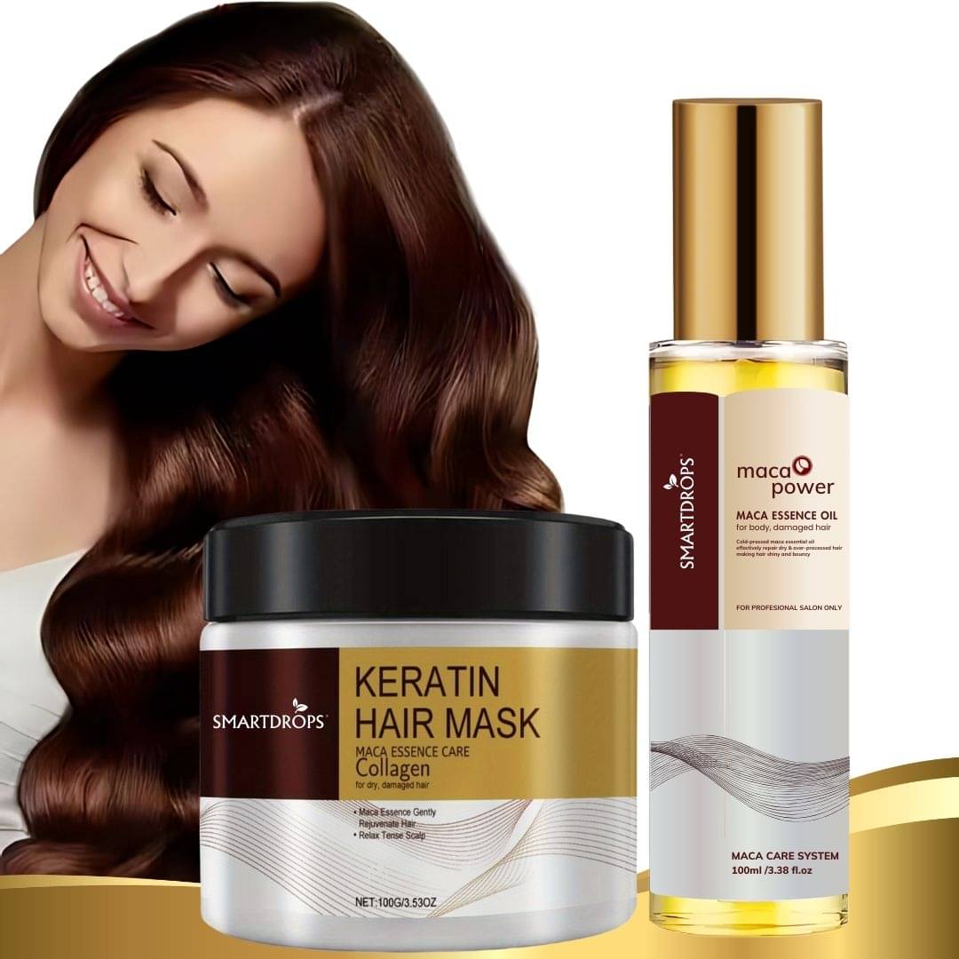     			Smartdrops Revitalizing Hair Mask For Damaged Hair ( Pack of 2 )