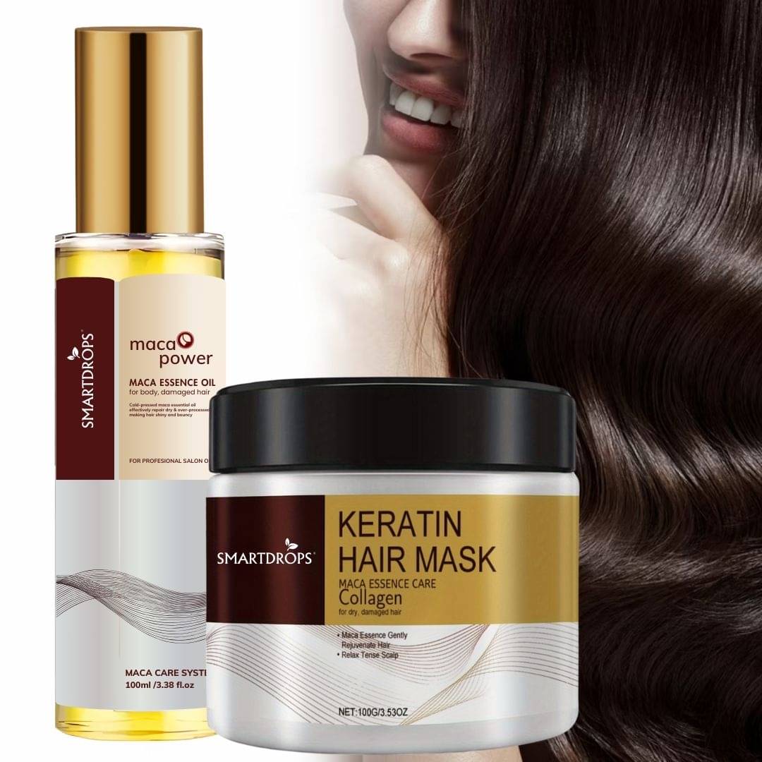     			Smartdrops Revitalizing Hair Mask For Damaged Hair ( Pack of 2 )