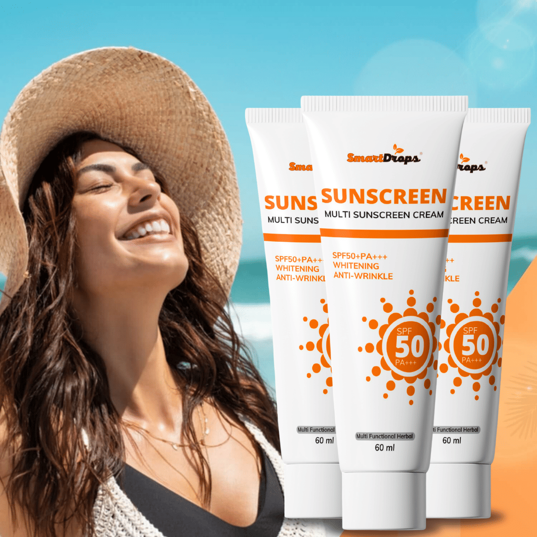     			Smartdrops SPF 50 Tan Removal Cream For All Skin Type ( Pack of 3 )