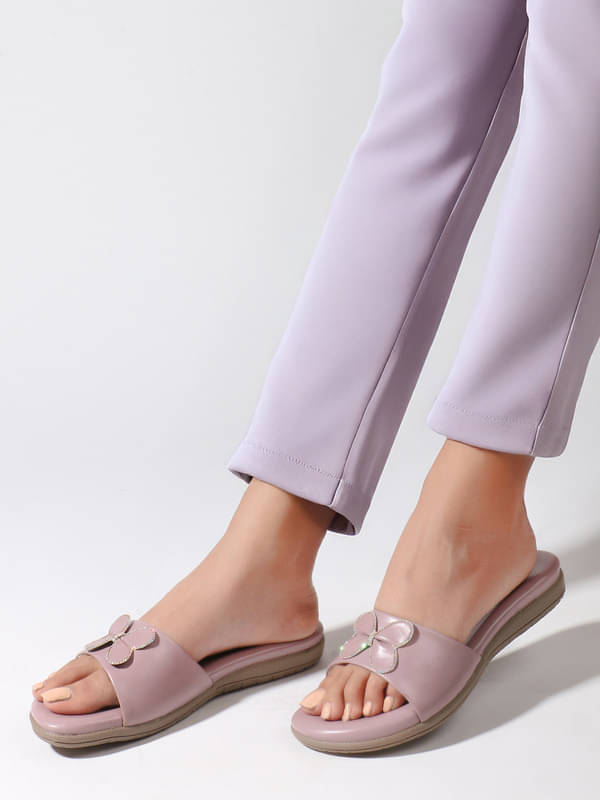     			Sukun Lavender Women's Flats