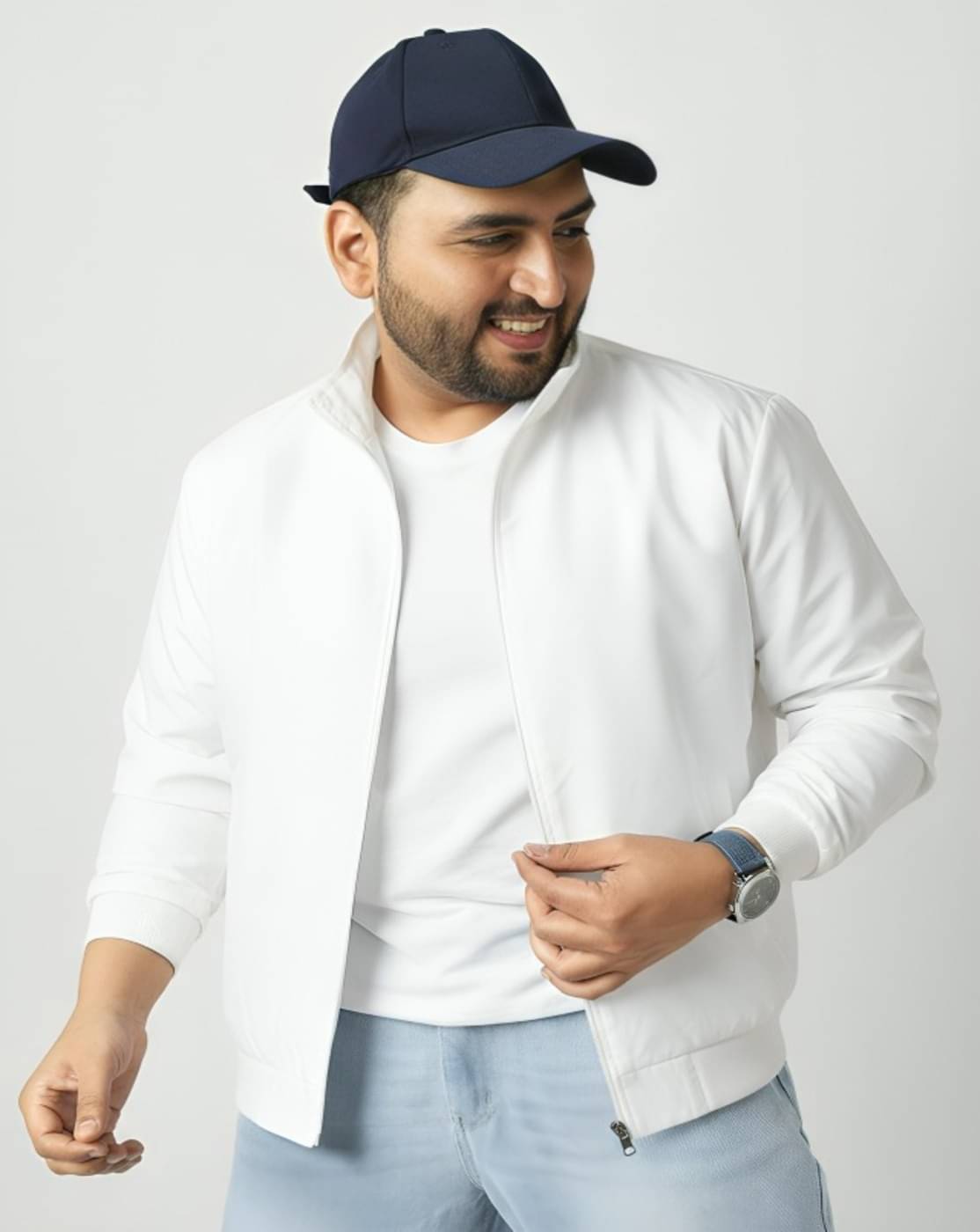     			THECLASSICTOGS Polyester Men's Windcheater Jacket - White ( Pack of 2 )