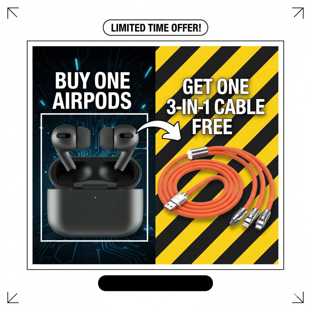 TWS ARIPODS bluetooth, Earbuds Pro + 4 in 1 data fast cable , Bluetooth Headphone + 3 in 1 charging cable TWS ARIPODS bluetooth, Earbuds Pro + 4 in 1 data fast cable , Bluetooth Headphone + 3 in 1 charging cable