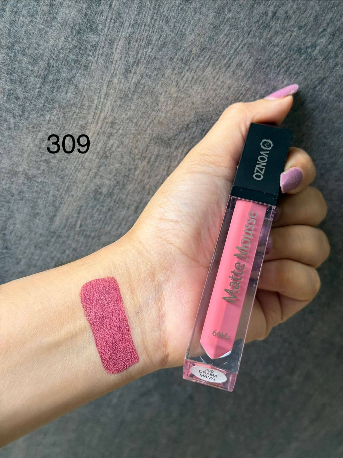 VONZO Maroon Matte Long Lasting Liquid Lipstick ( Pack of 1 )