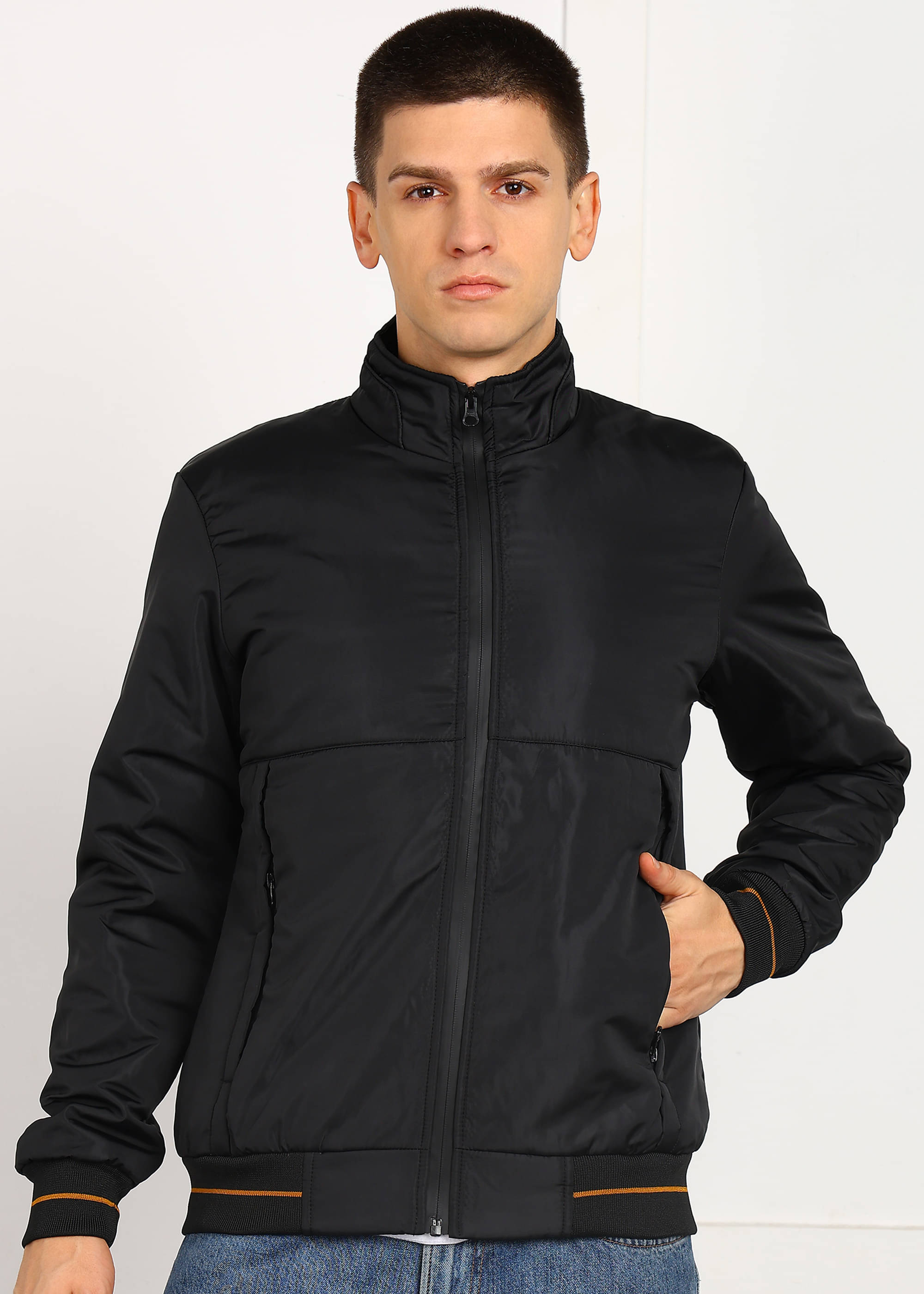 XFOX Polyester Men's Puffer Jacket - Black ( Pack of 1 ) XFOX Polyester Men's Puffer Jacket - Black ( Pack of 1 )