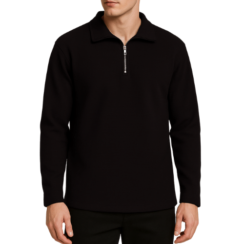    			hoshii Men Polyester Regular Fit Solid Polo T Shirt ( Black )