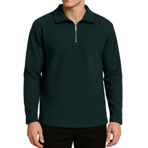     			hoshii Men Polyester Regular Fit Solid Polo T Shirt ( Dark Green )