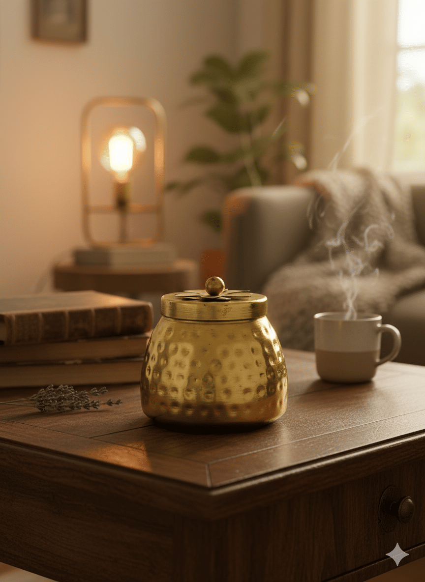 klassy finds metal containet-001 Brass Gold Multi-Purpose Container ( Set of 1 ) klassy finds metal containet-001 Brass Gold Multi-Purpose Container ( Set of 1 )