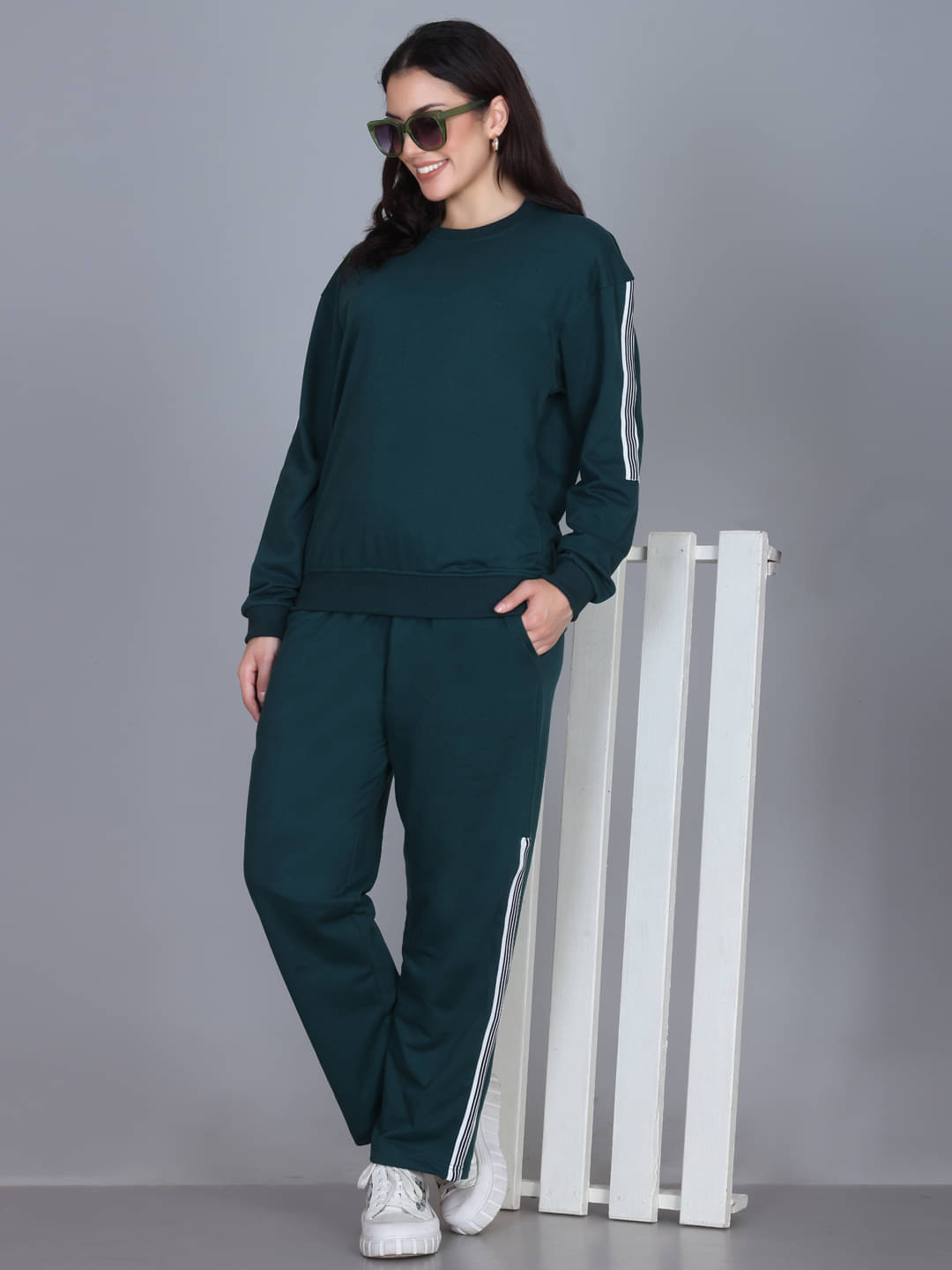     			7 ISLANDS Women Fleece Sports Tracksuits