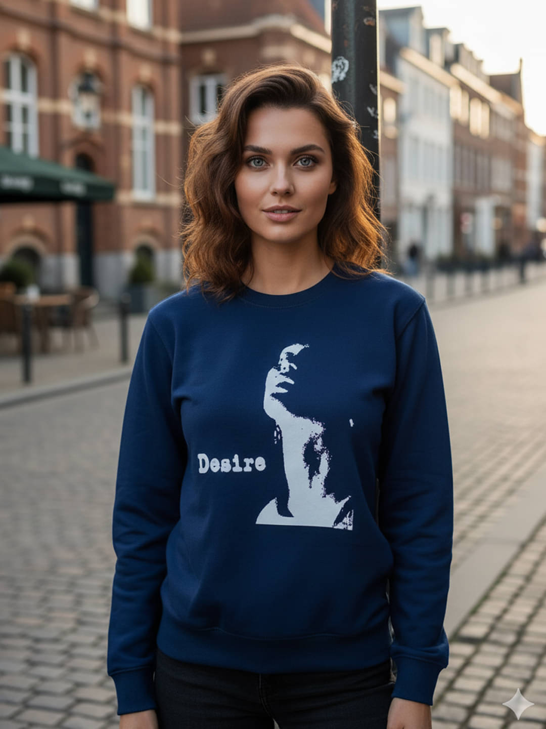7 ISLANDS Women Fleece Round Neck Sweatshirt ( Navy Blue ) 7 ISLANDS Women Fleece Round Neck Sweatshirt ( Navy Blue )