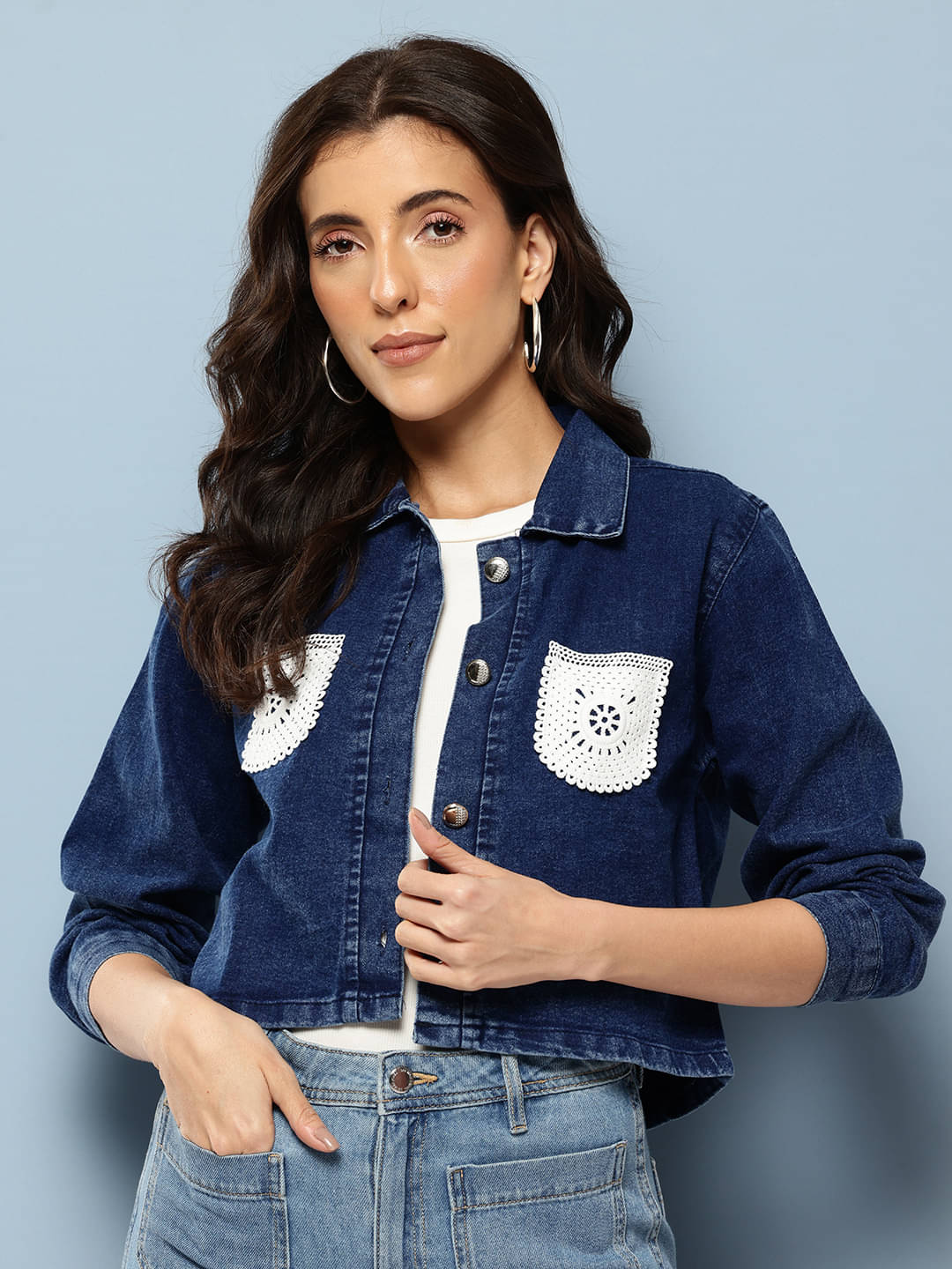     			Aarika - Denim Navy Denim Jacket Pack of 1