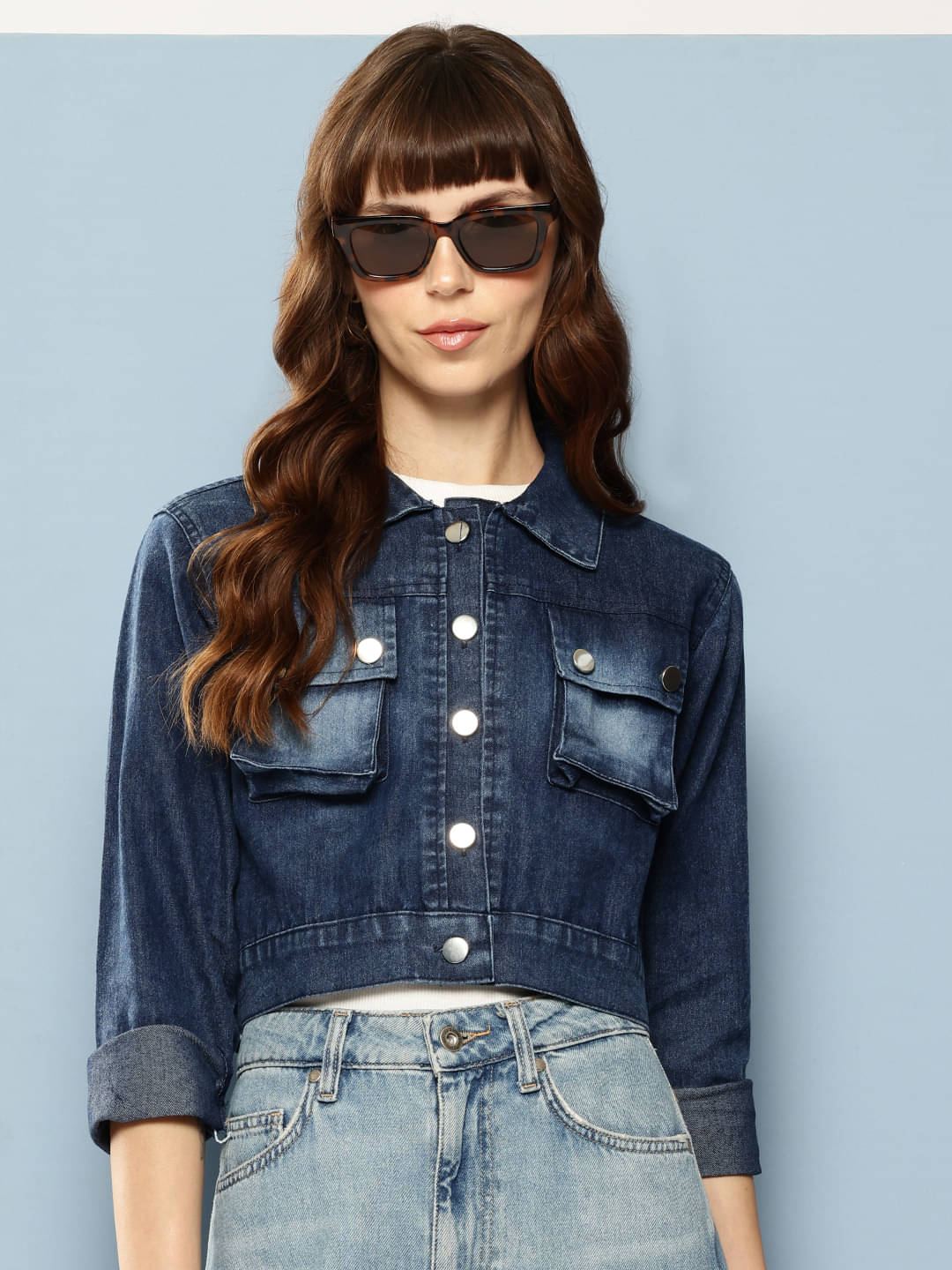     			Aarika - Denim Navy Denim Jacket Pack of 1