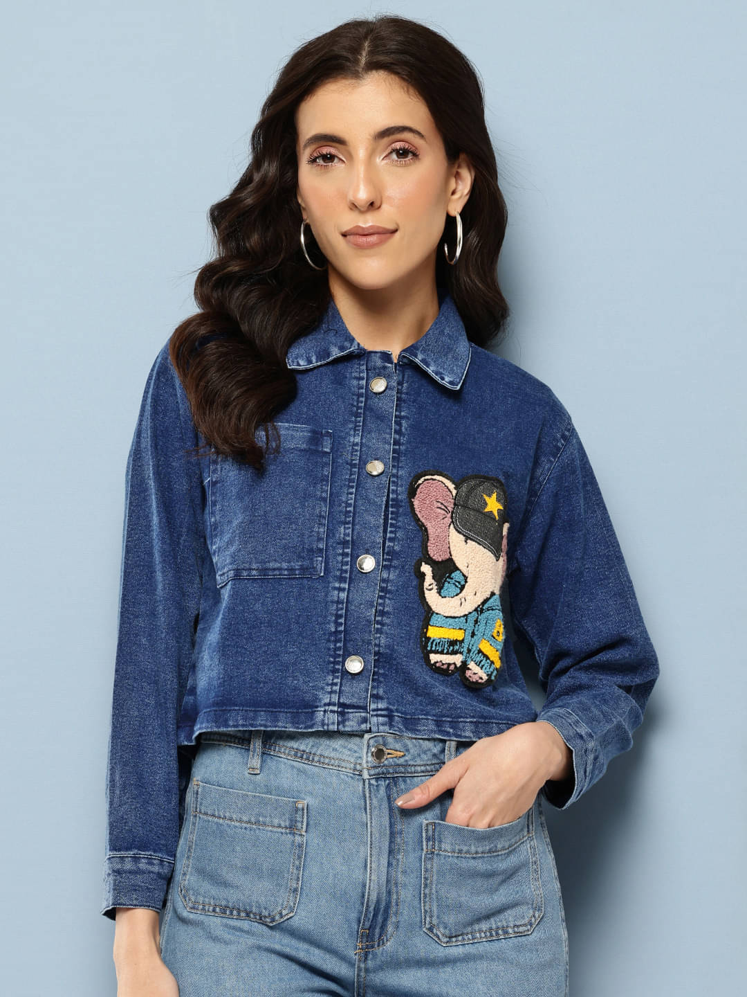     			Aarika - Denim Navy Denim Jacket Pack of 1