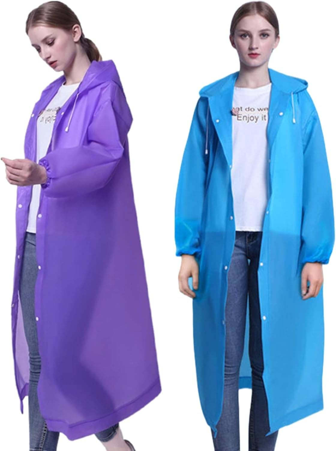     			Adorazone Long Raincoat - Multi Color
