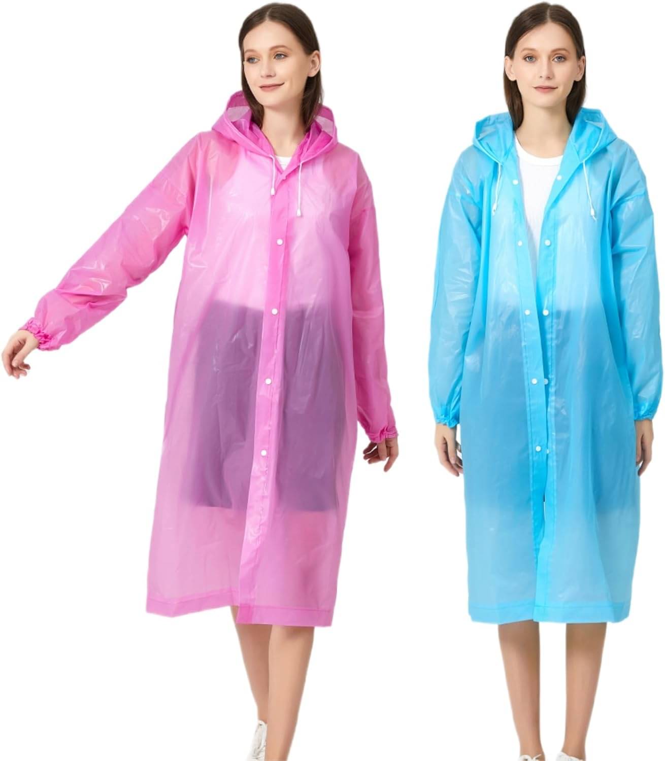     			Adorazone Multicolor PVC Men's Long Raincoat ( Pack of 2 )