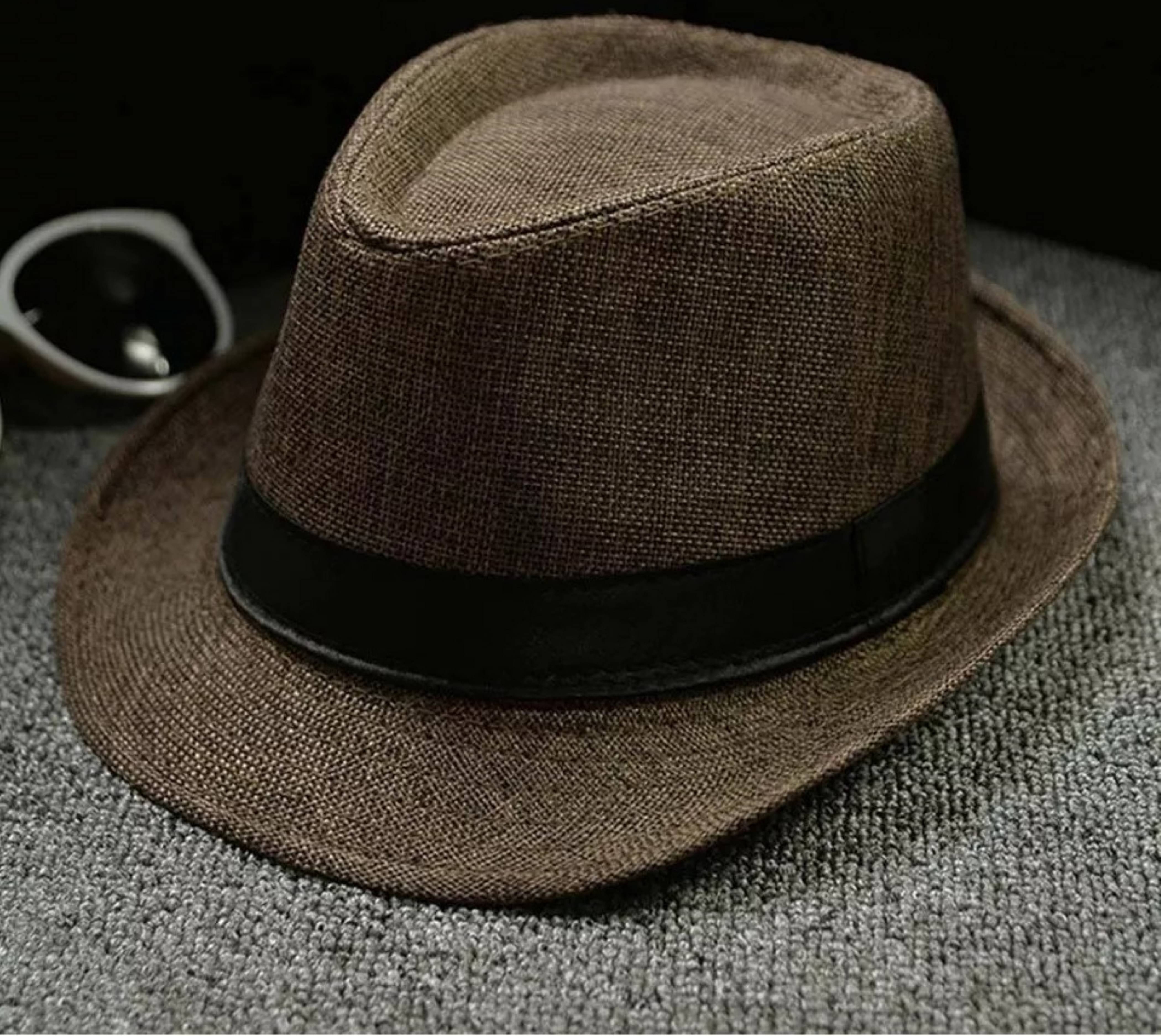 Adorazone Pack of 1 Polyester Men's Hat ( Brown )     			Adorazone Pack of 1 Polyester Men's Hat ( Brown )