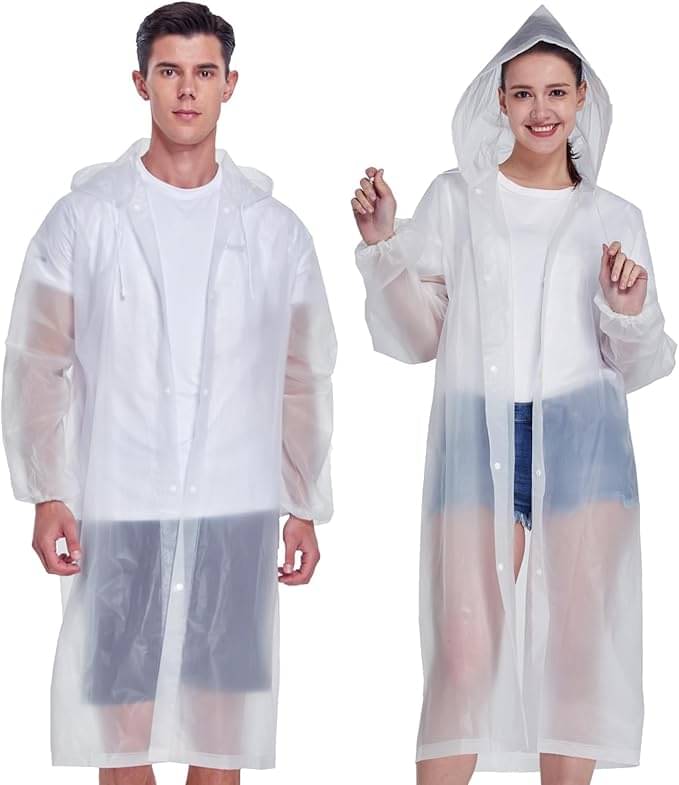 Adorazone White PVC Men's Long Raincoat ( Pack of 1 )     			Adorazone White PVC Men's Long Raincoat ( Pack of 1 )