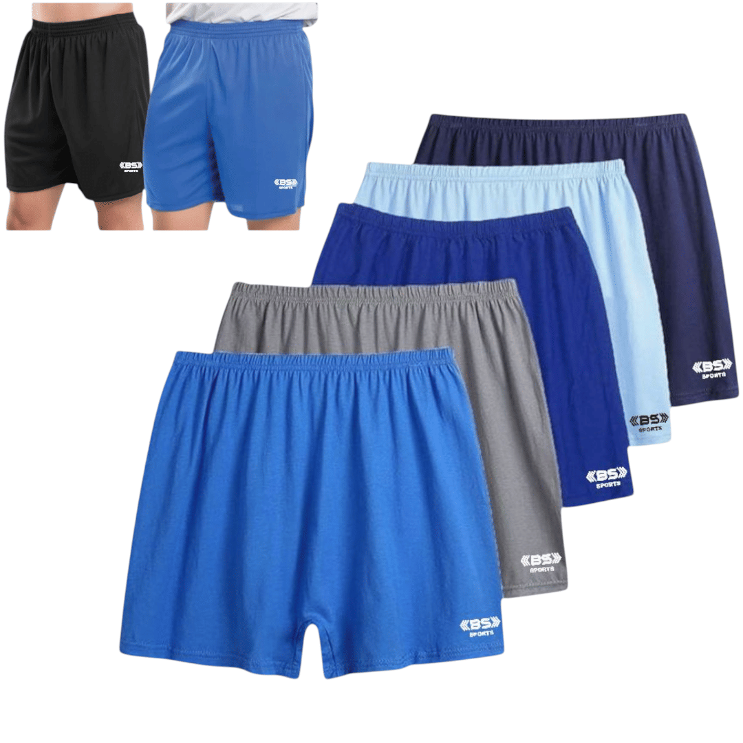 B.S sports wear Pack of 2 Cotton Blend Boxers For Men's ( Sky Blue )     			B.S sports wear Pack of 2 Cotton Blend Boxers For Men's ( Sky Blue )