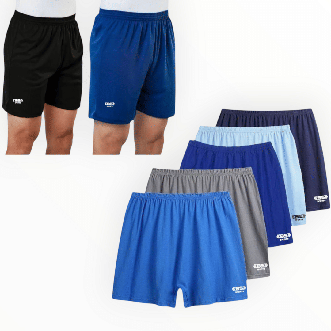B.S sports wear Pack of 2 Cotton Blend Boxers For Men's ( Black )     			B.S sports wear Pack of 2 Cotton Blend Boxers For Men's ( Black )
