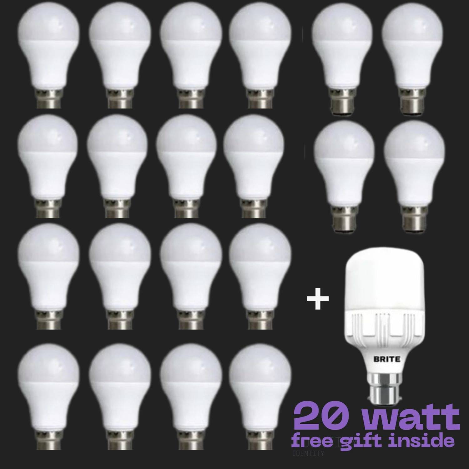 BRITE TRADER 7W Cool Day Light LED Bulb ( Pack of 24 ) BRITE TRADER 7W Cool Day Light LED Bulb ( Pack of 24 )