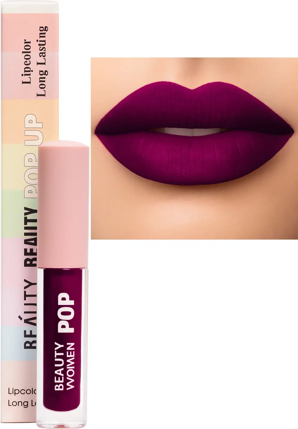 Beauty Women Purple Matte Long Lasting Liquid Lipstick ( Pack of 1 ) Beauty Women Purple Matte Long Lasting Liquid Lipstick ( Pack of 1 )