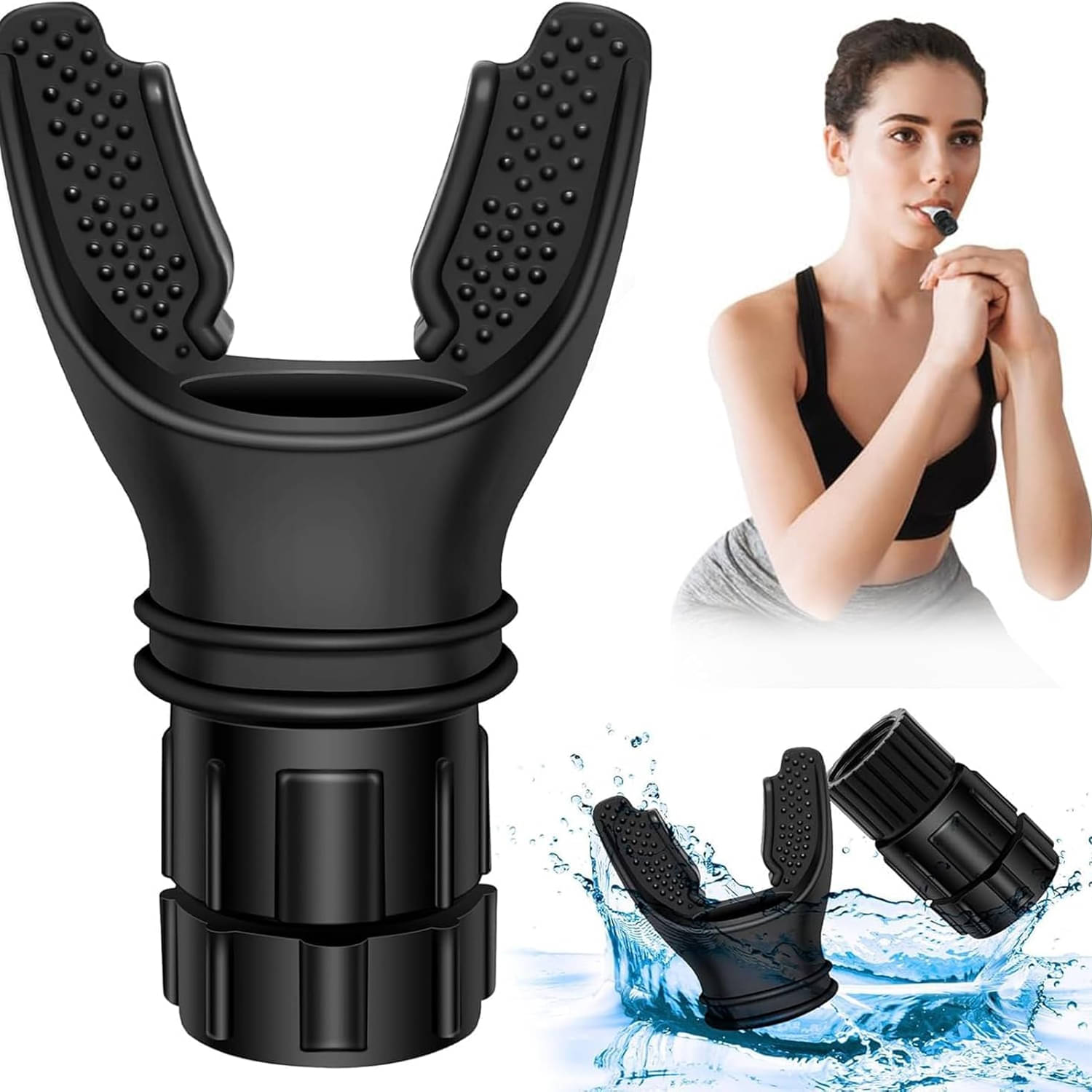 Breathing Exercise Trainer Machine for Lungs, Lung Capacity Enhancer Exerciser Equipment Respiratory Muscle Trainer Device Increased Sports Breathing Ability Fitness Men Women Breathing Exercise Trainer Machine for Lungs, Lung Capacity Enhancer Exerciser Equipment Respiratory Muscle Trainer Device Increased Sports Breathing Ability Fitness Men Women