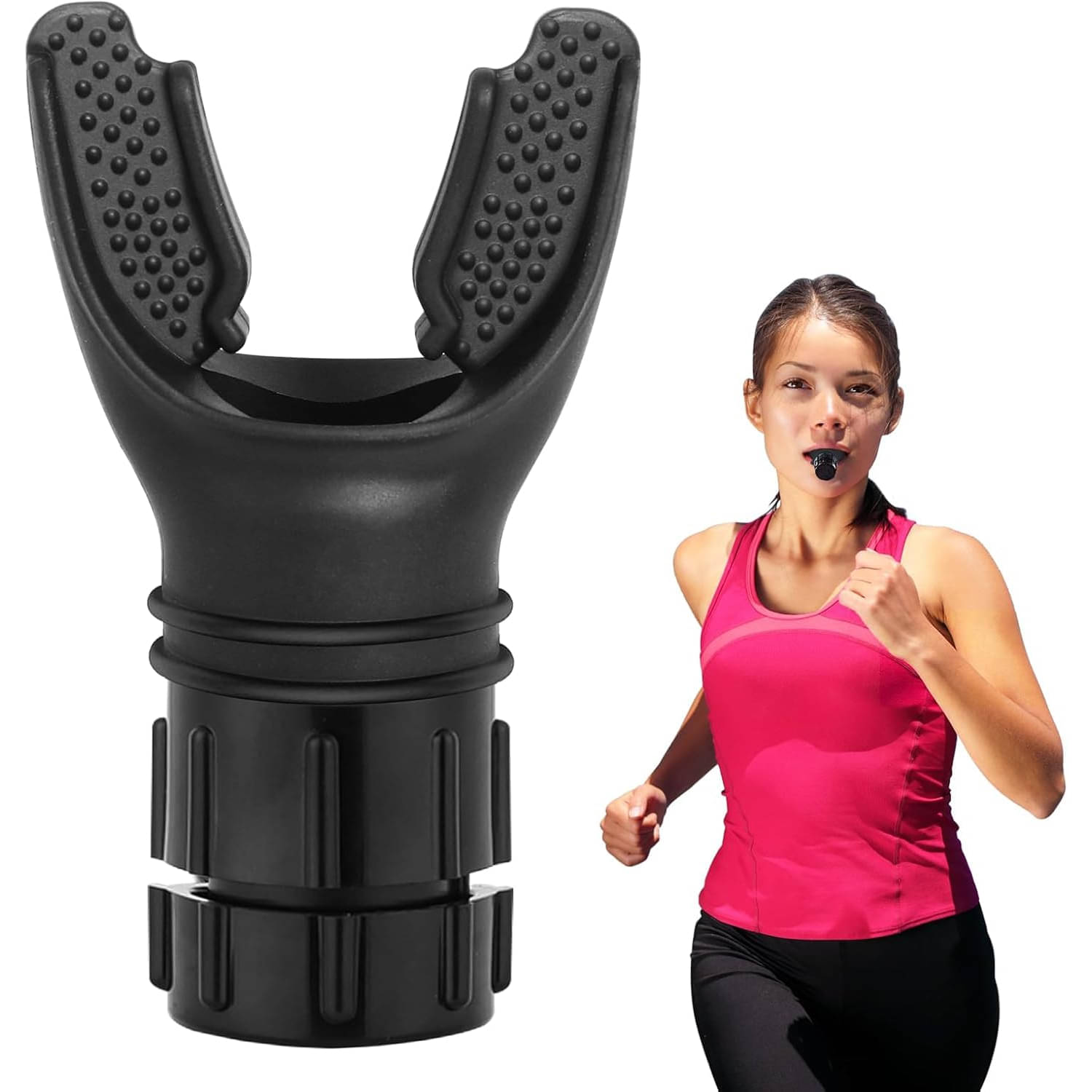 Breathing Exercise Trainer Machine for Lungs, Lung Capacity Enhancer Exerciser Equipment Respiratory Muscle Trainer Device Increased Sports Breathing Ability Fitness Men Women     			Breathing Exercise Trainer Machine for Lungs, Lung Capacity Enhancer Exerciser Equipment Respiratory Muscle Trainer Device Increased Sports Breathing Ability Fitness Men Women