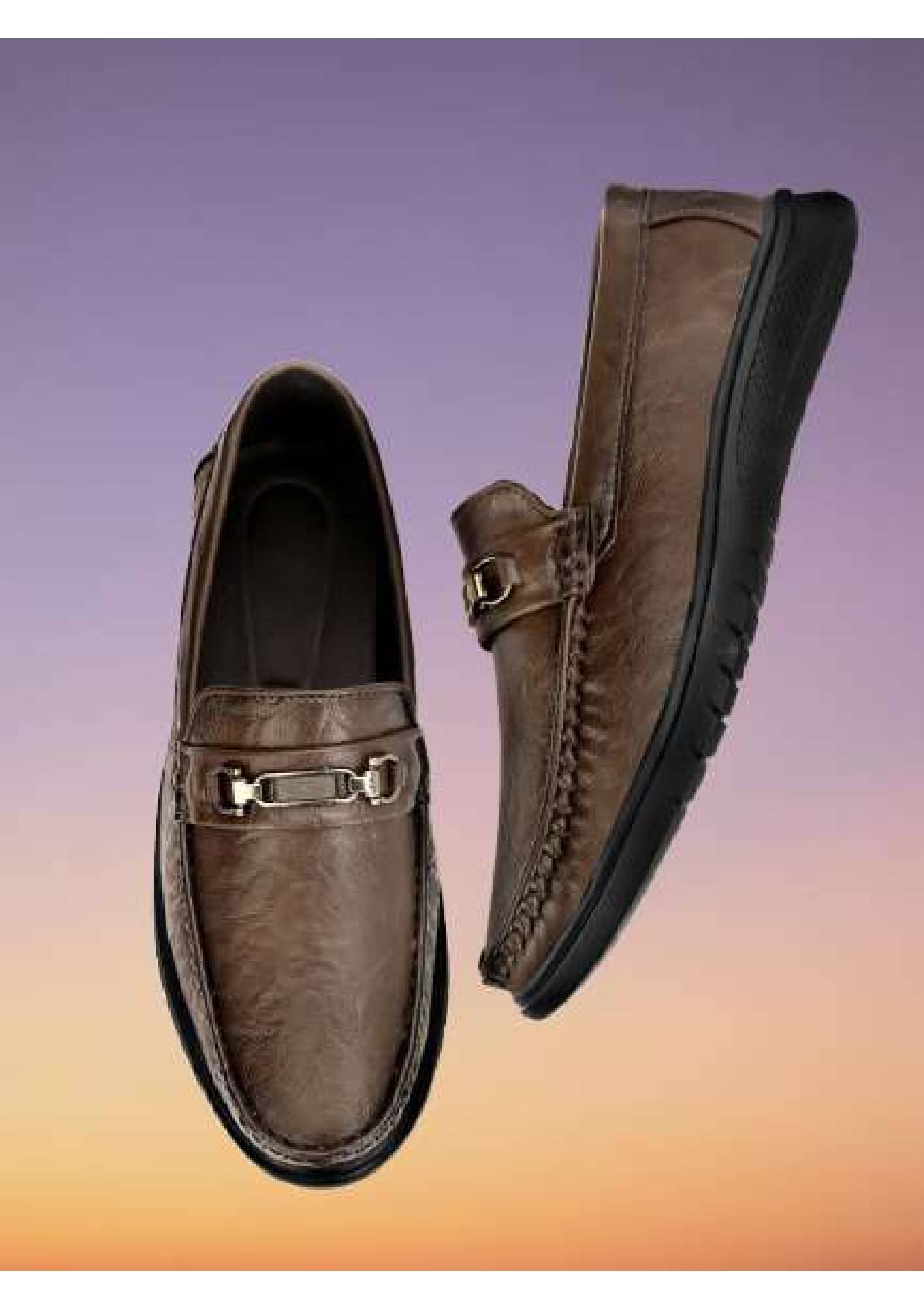     			Buxton Brown Men's Slip on Shoes