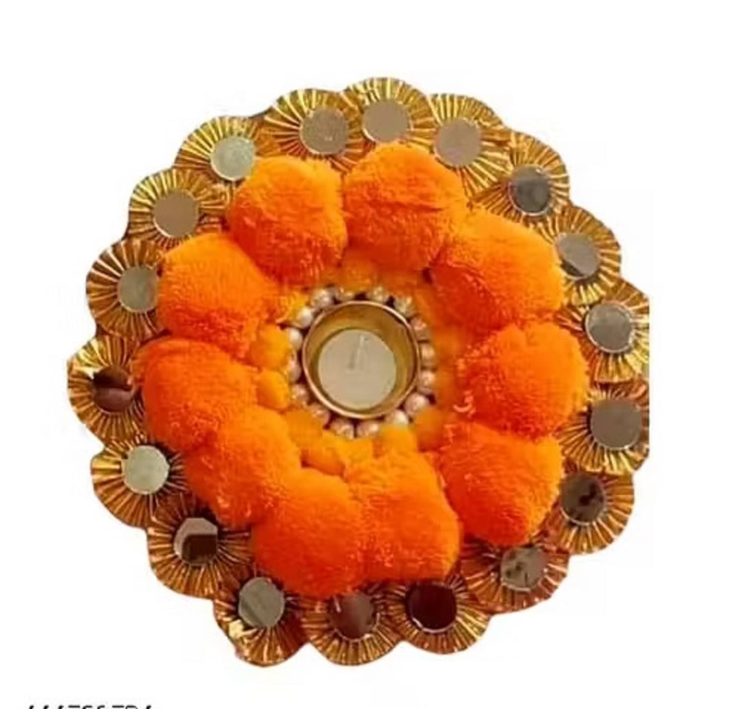     			EPSAA Multicolour Table Top Metal Tea Light Holder - Pack of 1