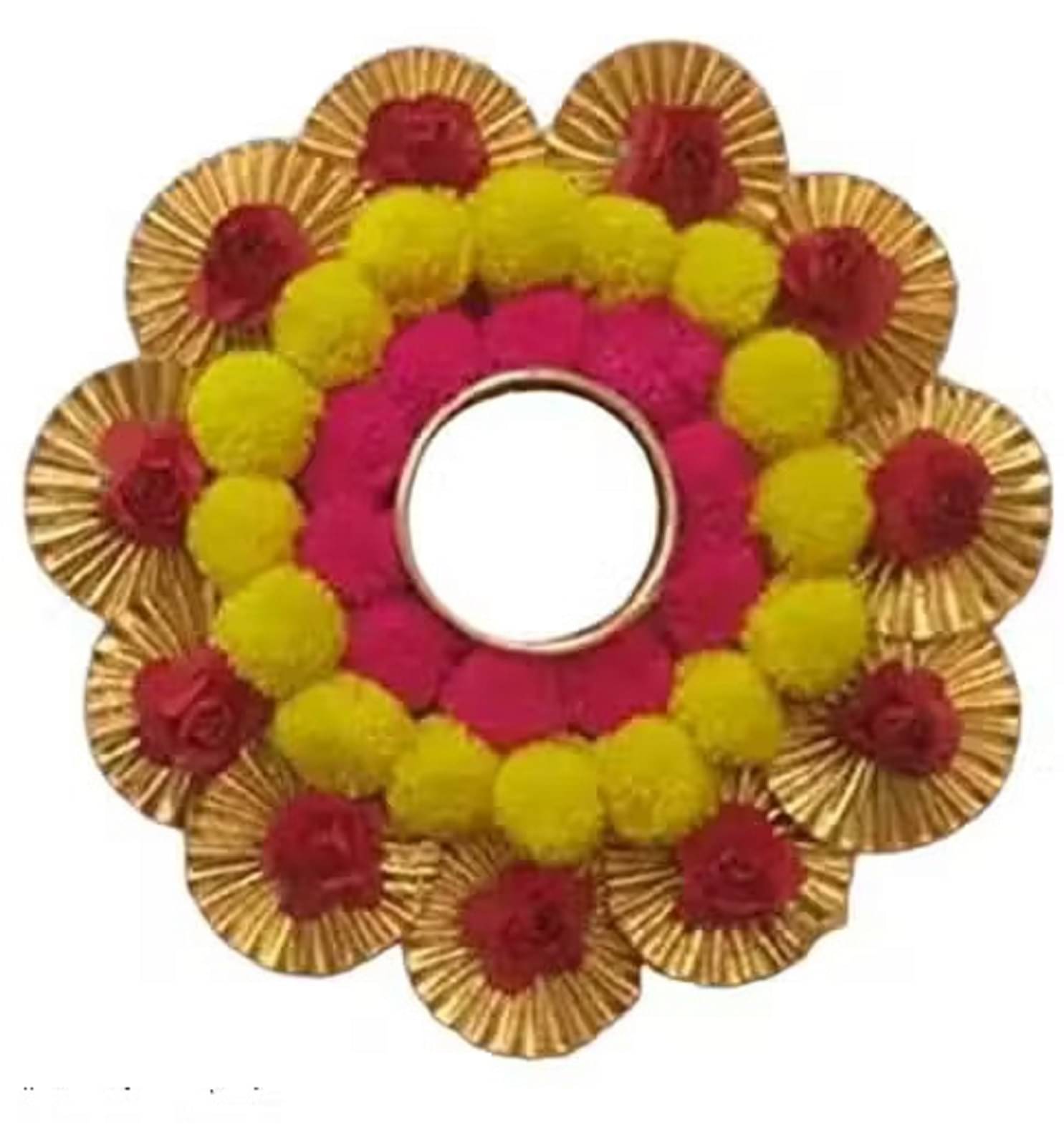     			EPSAA Multicolour Table Top Metal Tea Light Holder - Pack of 2