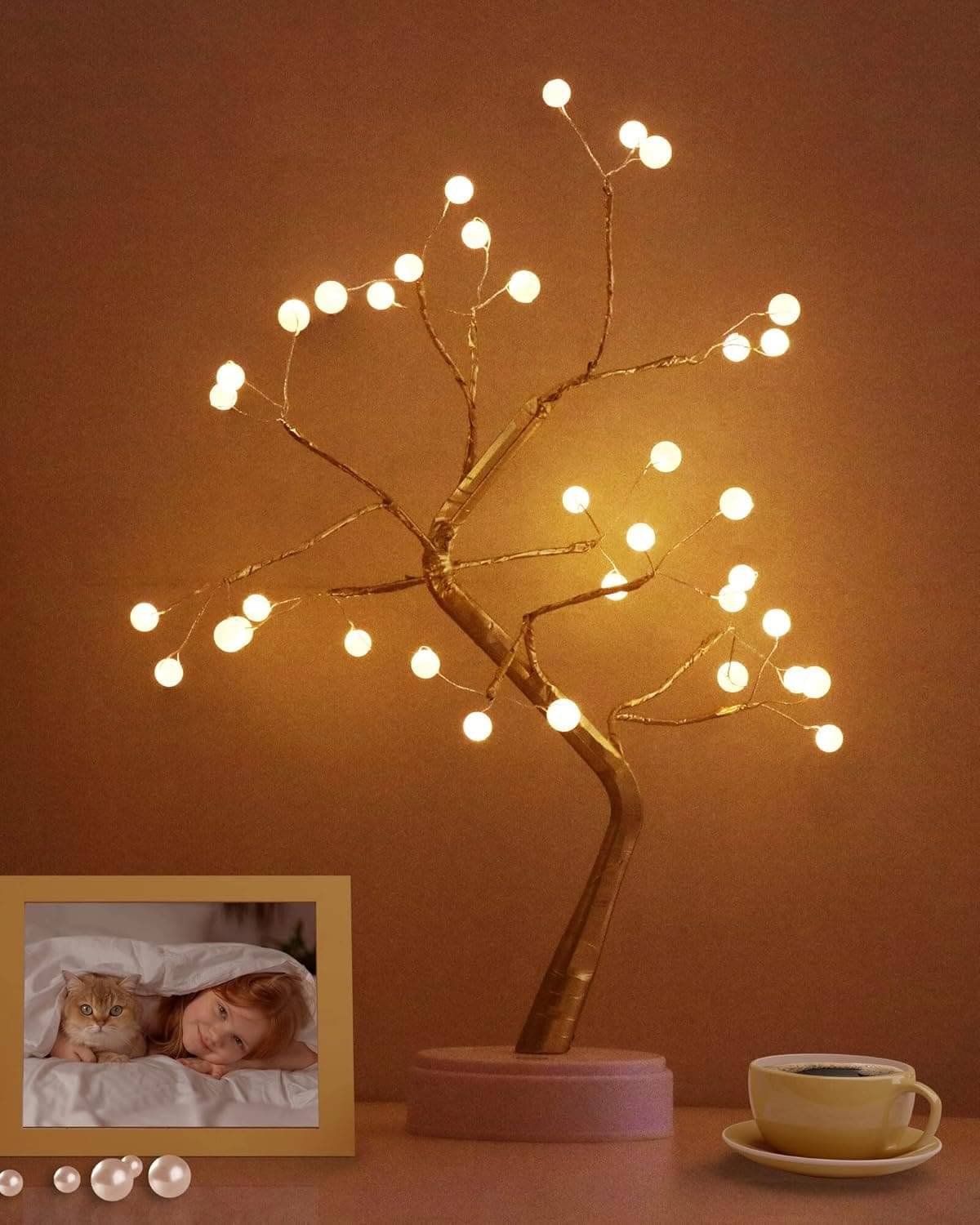     			FORTUQO Off-White Bedside Table Lamp ( Pack of 1 )
