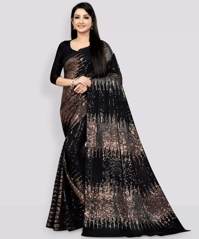     			Fabzone Georgette Solid Mangalgiri Saree With Unstitched Blouse Piece ( Gold )