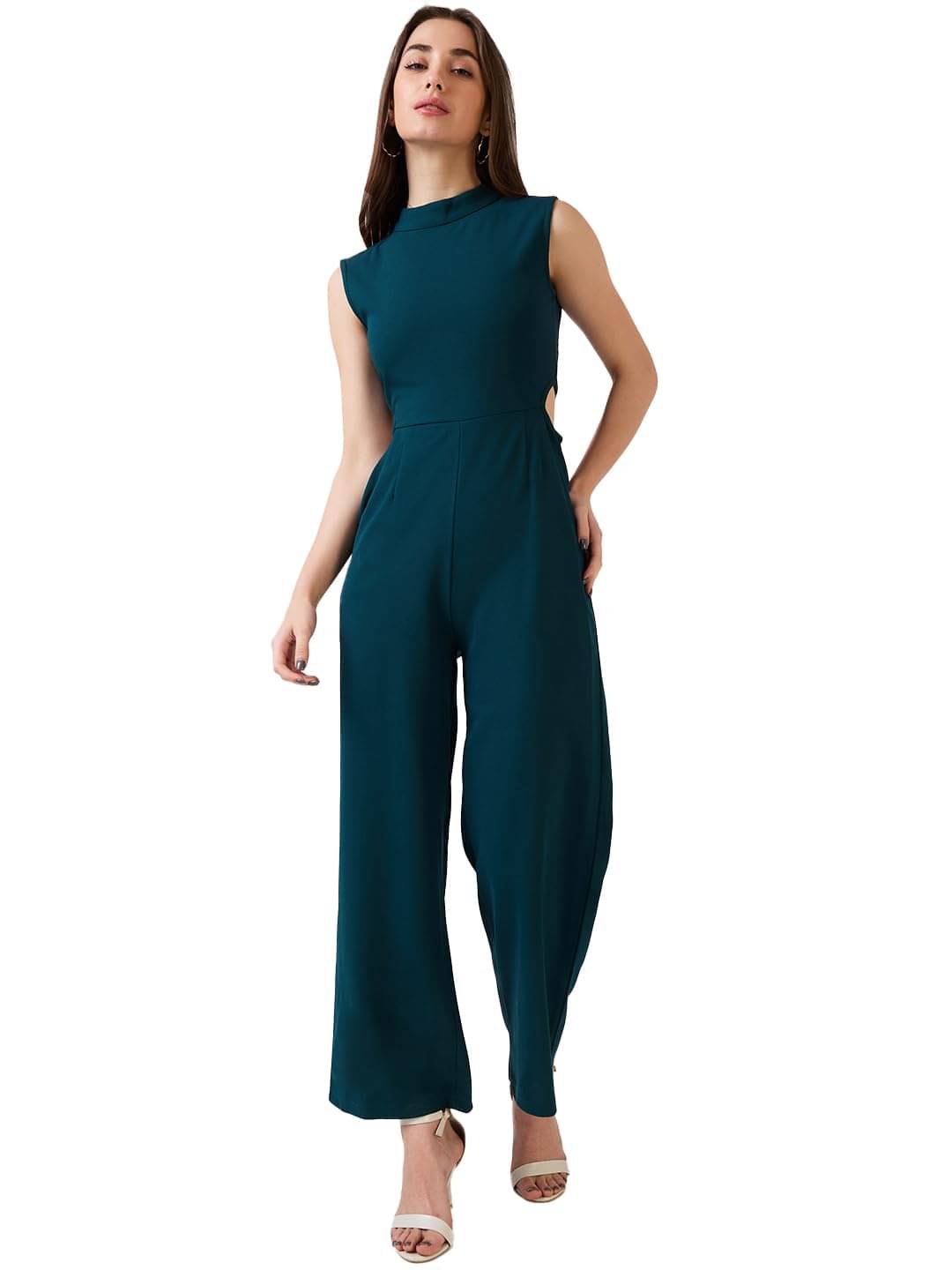     			Globus Women Polyester Jumpsuit ( Green )
