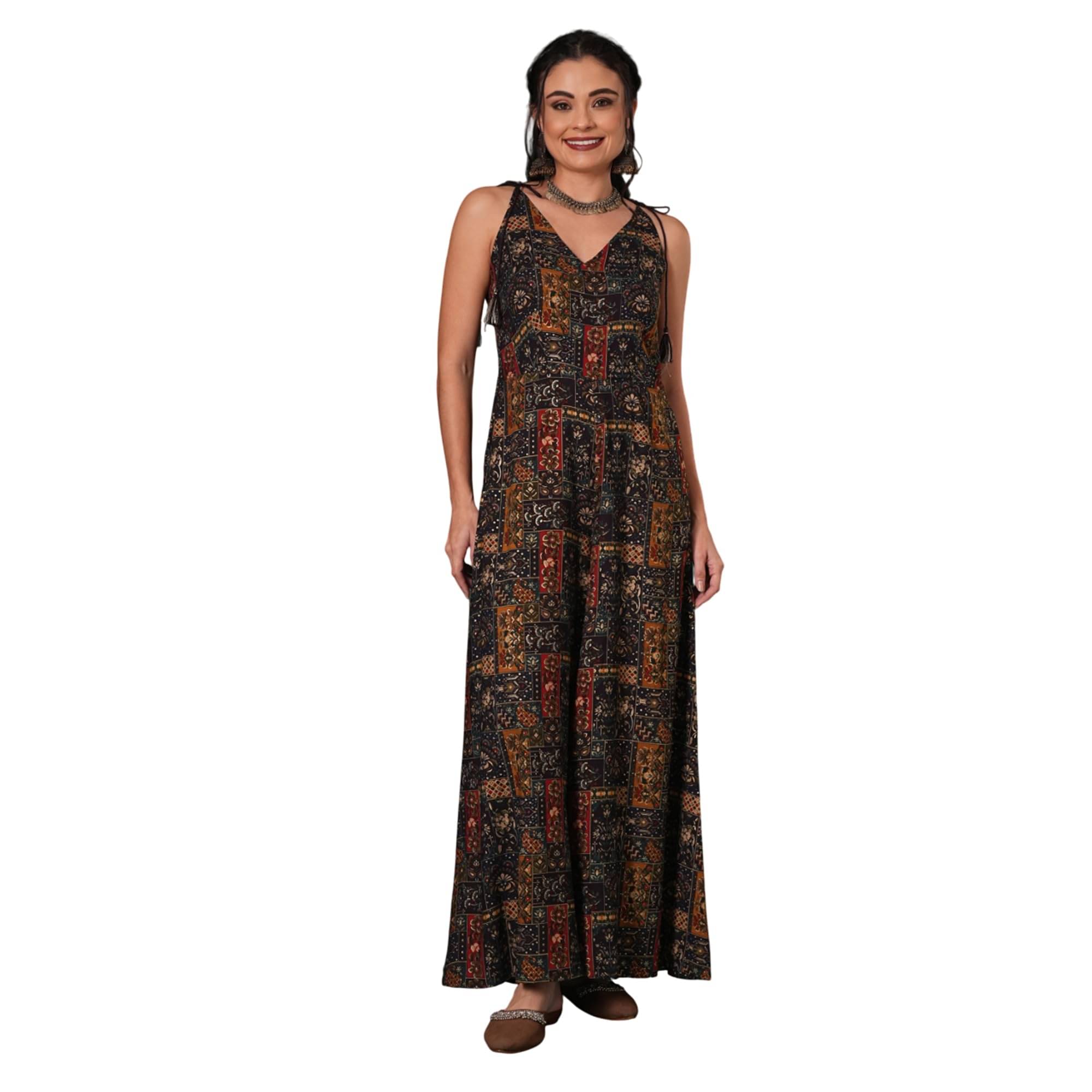     			Globus Women Viscose Jumpsuit ( Blue )