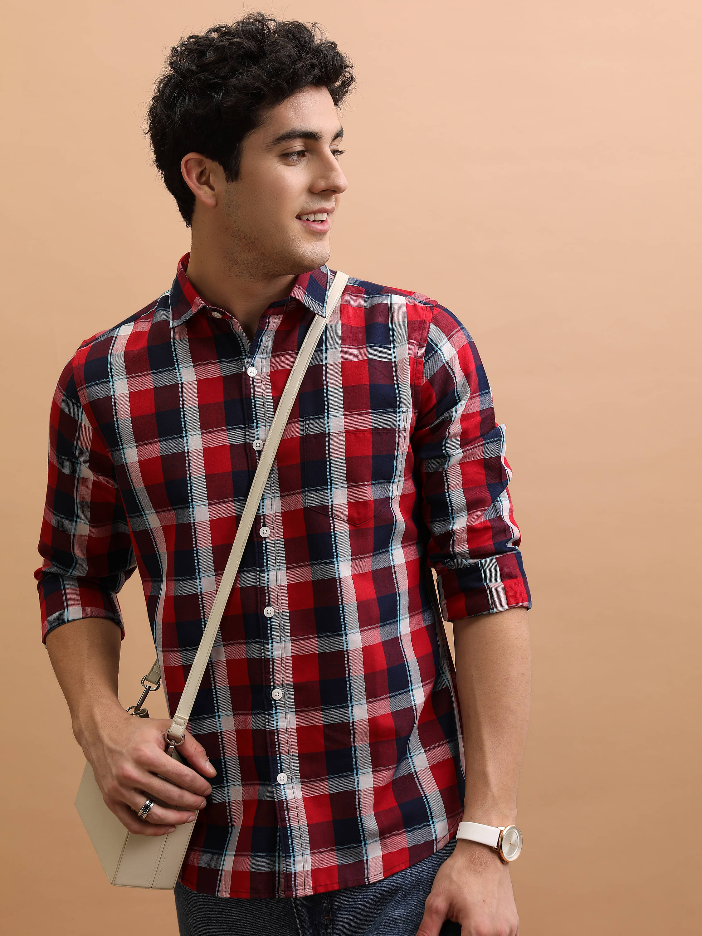 Highlander Cotton Blend Slim Fit Checks Full Sleeves Men's Casual Shirt - Multicolor ( Pack of 1 ) Highlander Cotton Blend Slim Fit Checks Full Sleeves Men's Casual Shirt - Multicolor ( Pack of 1 )