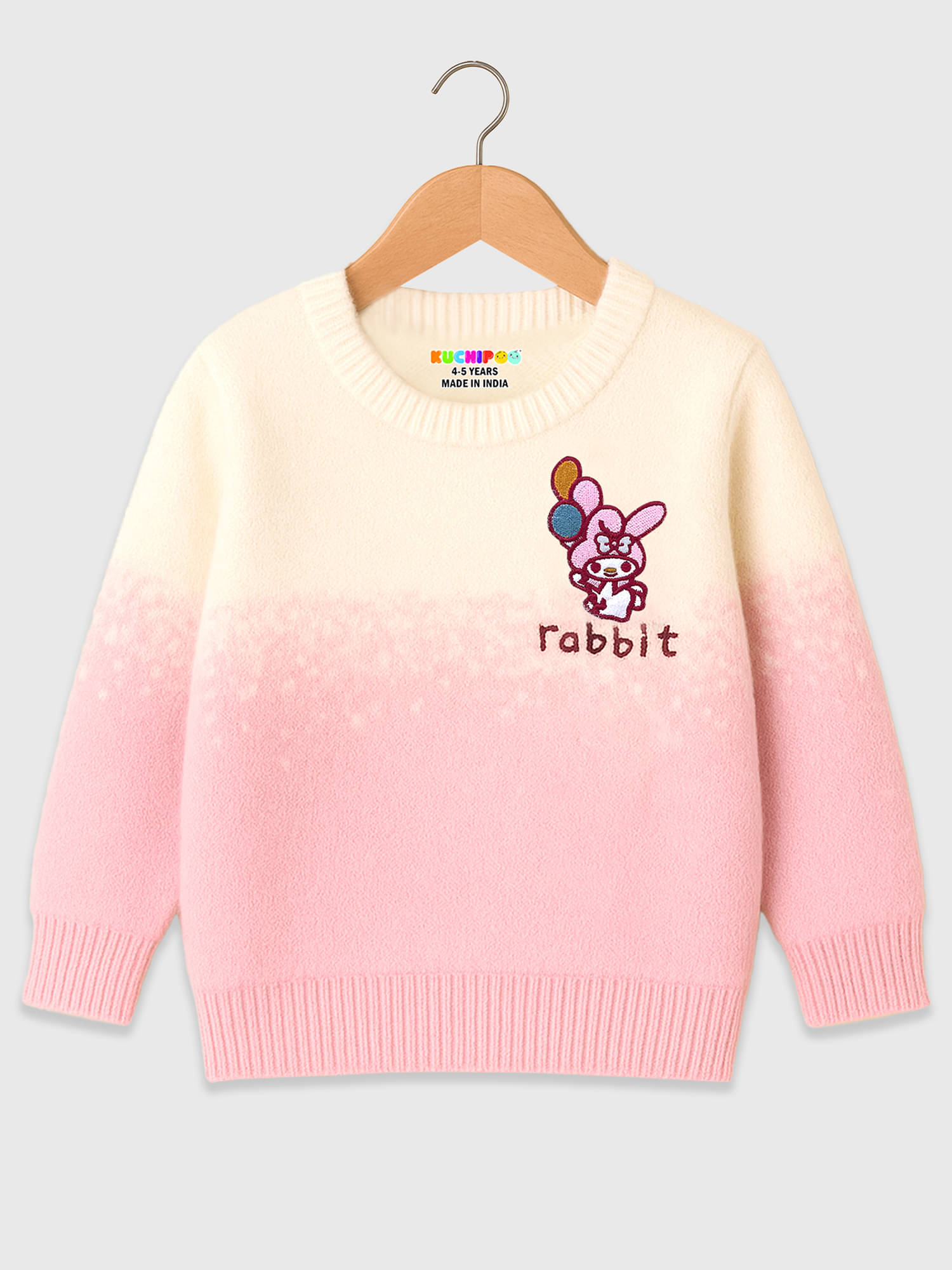     			Kuchipoo Girls Polyester Sweaters ( Pack of 1 , Multicolor 1 )