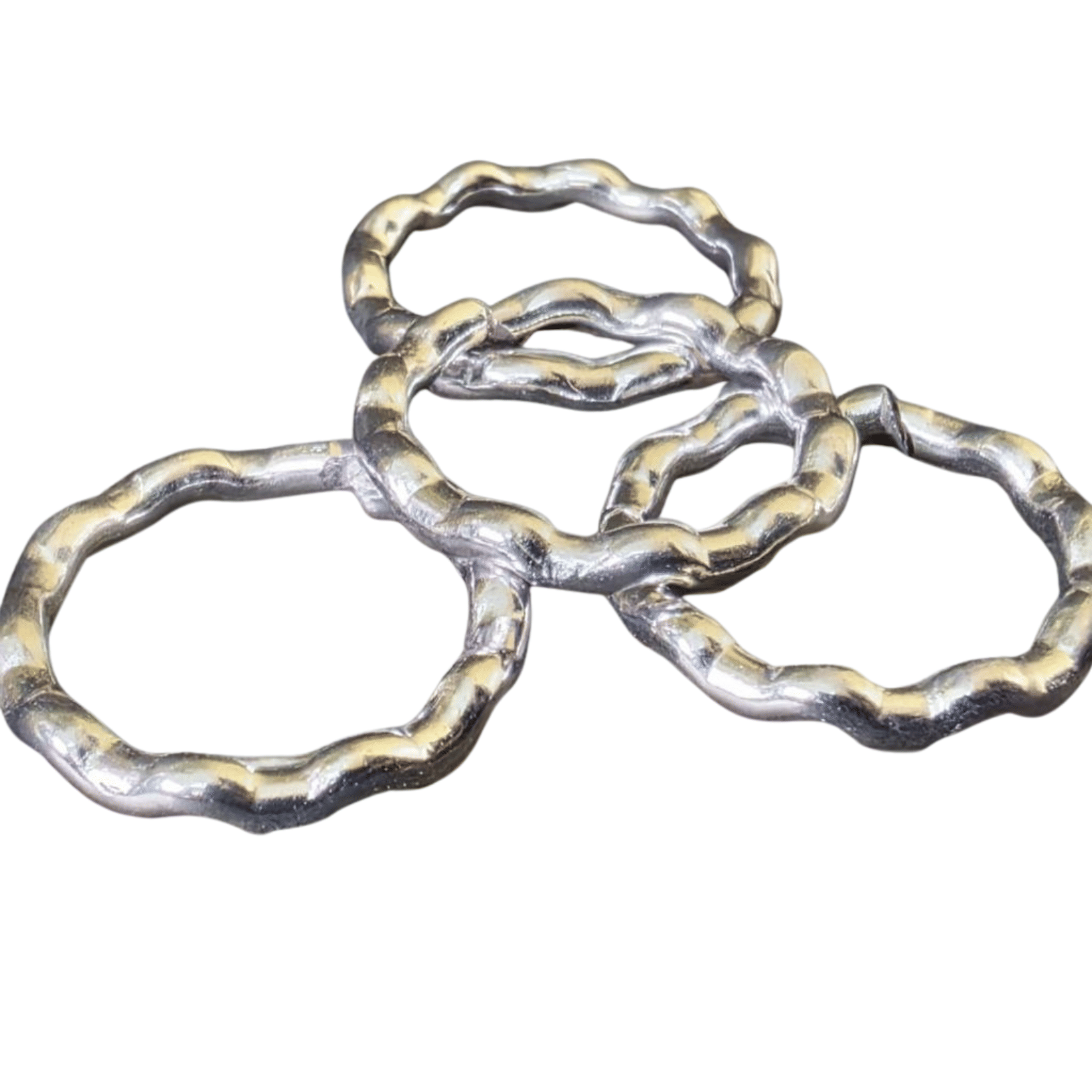     			METTI MOHAN TRADERS Silver Toe Rings ( Pack of 2 )