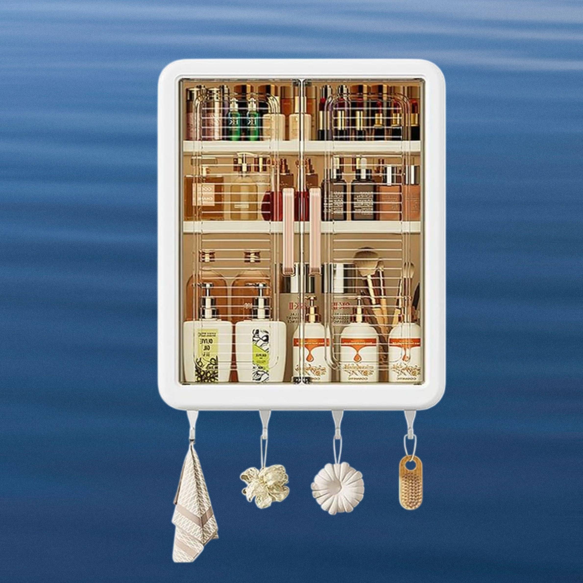    			Make Up Organizer Wall Mounted Waterproof Storage Box for Kitchen Home Decor| Bath | Bath Caddies & Storage| Bath Caddies & Storage| Bath Caddies & Storage|1 Shower Organizer